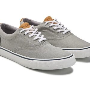 Sperry Men's Light Gray Canvas Sneakers